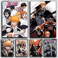 การ์ตูนญี่ปุ่นอะนิเมะรูป Bleach การ์ตูนพิมพ์โปสเตอร์-ภาพวาดผ้าใบสมัยใหม่สำหรับ Home Wall Decor