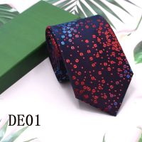 ✉♚ New Style Fashion Men 39;s Tie 7.5cm Blue Necktie Green amp; Orange Silk Gravatas For Men Paisley Floral Fit Wedding Workplace Slim