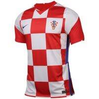 เสื้อทีมชาติ Croatia สำหรับใส่ในบ้านขนาด2021นิ้วเสื้อทีมชาติยุโรป10รุ่นแฟนแขนสั้นผ้าชุดฟุตบอล