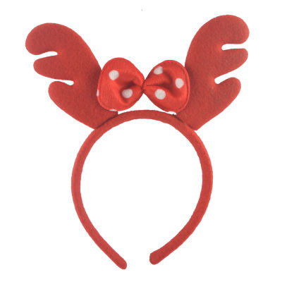 JOLLYBOOM แถบคาดศีรษะคริสต์มาส Reindeer Antlers Headband Light Up Antlers Headwear Reindeer Christmas เครื่องแต่งกายอุปกรณ์เสริมสำหรับ Xmas Party ตกแต่งวันหยุด Antlers Headband