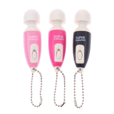 Portable Mini Cute Key Chain Full Body Massage Stick Fast Vibrate Relaxing