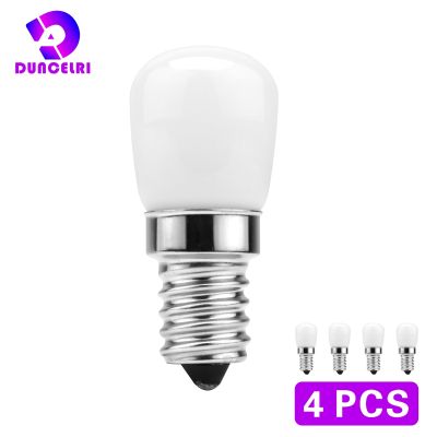 4ชิ้นล็อต LED ตู้เย็นหลอดไฟ E14 3วัตต์ตู้เย็นข้าวโพดหลอดไฟ220โวลต์หลอดไฟ LED เย็นสีขาวอบอุ่นสีขาว SMD2835แทนที่ไฟฮาโลเจน