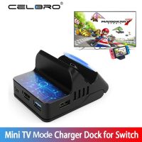 Mini Charger Dock For Nintendo Switch NS NX Adapter 4K HD TV Video Converter Game Console Charger Base Charging Station Holder