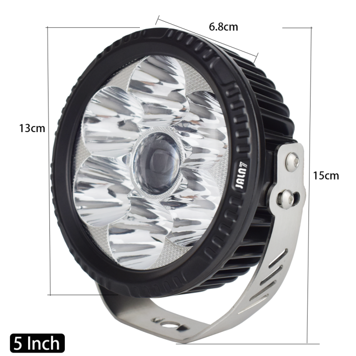 เลเซอร์-led-driving-light-5นิ้วรถสปอตไลท์4x4-off-road-ไฟหน้า-pods-a-u-amber-สีเหลืองสีขาว