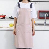 Soft Leather Apron Grooming Salon Waterproof And Oil-proof Household Kitchen Wipe Hands Towel Laundry Cooking Gown Women Aprons