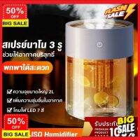 FreshHome เครื่องพ่นไอน้ำ เครื่องพ่นไอนำ เครื่องพ่น aroma เครื่องพ่นไอน้ํา 2L Humidifier ฟอกอากาศ Aroma Diffuser เครื่องพ่น เพิ่มความชื้นในอากาศ LED 7สี เครื่องทำความชื้น เครื่องพ่นอโรม่า