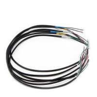 6 Buah Kabel Pickup Gitar Terung 4 KONDUKTOR Tanah Hookup Kawat 28 AWG Pickup Sirkuit Pengelasan Baris 6 Paket 34.2Cm