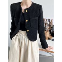 [COD] Luxi spring new 30 wool fragrance jacket womens short temperament tweed ladies top 8016