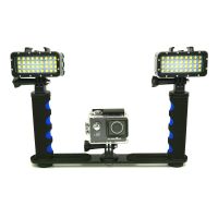 Lampu Baru Menyelam Kalis ที่วางไฟ LED แบบมือถือสำหรับ GoPro Hero 5 9 7 8 10 Xiaomi Yi 4K Sjcam SJ689กล้อง H9R EKEN