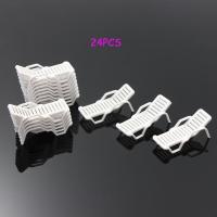 ZY21 24pcs Model Train Railway Leisure Chair Settee Bench Scenery 1:50 O 1:75 OO 1:100 TT 1:150 N 1:200 Z Scale new Nails  Screws Fasteners