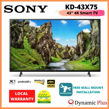 Sony 43″ – LED – 4K Ultra HD – High Dynamic Range 43X7500H (HDR) – Smart TV  (FULL Android TV –