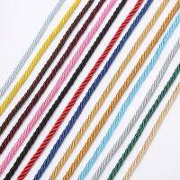 【YF】☬∈❉  10 Meters/Lot 3/4/5mm 3 Strands Polyester Rope Costume Jewelry Decoration Textile