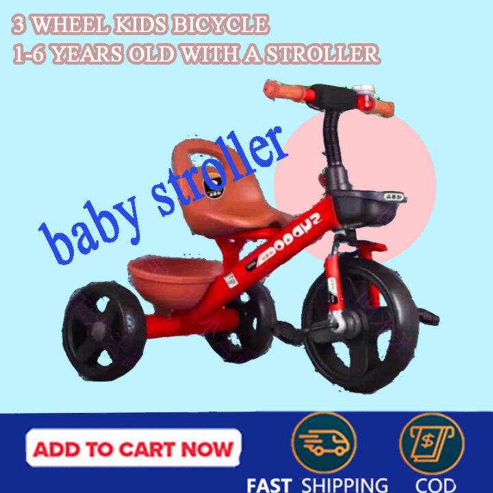 2in1 Kids Tricycle kids bike Scooter Balance Bike Ride on Car three