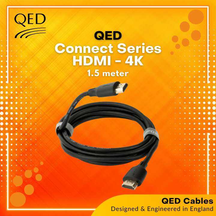 QED HDMI Cable 4K 1.5 meters Connect series Lazada PH