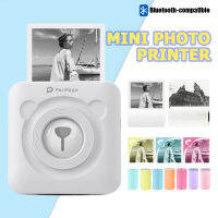 Peripage A6 304DPI เครื่องพิมพ์ภาพ Mini Bluetooth Notes ป้ายสติกเกอร์เครื่องพิมพ์สีกระดาษม้วนสำหรับ Home Office ใช้เป็นของขวัญ