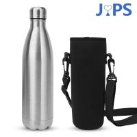 500/1000Ml Stainless Steel Water Bottle With Bag Portable Outdoor Drink Bottle Cool Water Bottle Sports Cycling Kettle Drinkware