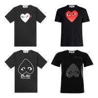 พร้อมส่ง เสื้อกอม Play Comme des garcons(japan) ดำใจดำทึบหน้า-หลัง//ดำใจขาวใหญ่//ดำใจแดงใหญ่//ดำใจวาดหัวกลับ