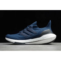 in stock Ultraboost 21 Midnight Navy/Black-White FY0350 Sports Running Shoes fast deliver