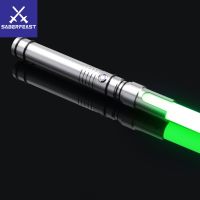 ✆ TXQSABER Neo Pixel Lightsaber Heavy Dueling Smooth Swing Metal Hilt RGB Color Changing Force Ghost Blaster Jedi Cosplay Toys