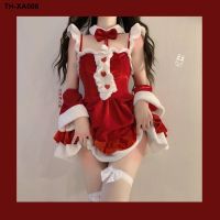 Adult female underwear cherry diary New Year suits bunny agaric bowknot condole belt dress