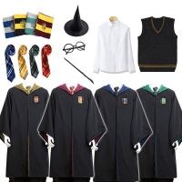 High-end Original Harrys magic robe clothes cos clothing full set of Gryffindor childrens Slippery performance school uniform peripheral witch