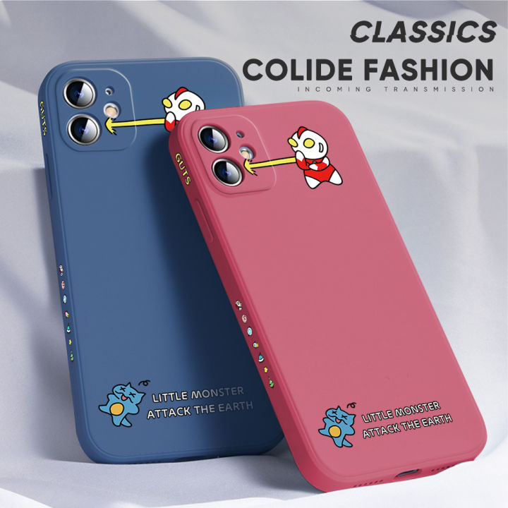 ggk-เคสสำหรับ-oppo-reno10-pro-5g-เคสโทรศัพท์ดีไซน์ด้านข้างลายการ์ตูนอนิเมะฮีโร่อุลตร้าแมนเคสกล้องคลุมทั้งหมดปลอกซิลิโคนของเหลวรูปแบบขอบสี่เหลี่ยม