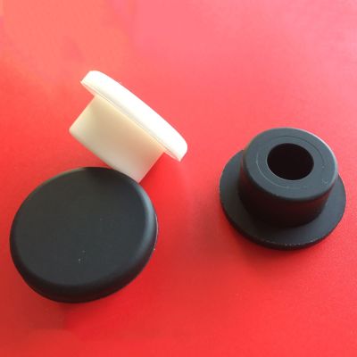 5/10/20Pcs Silicone Rubber Stoppers 17/18/19mm Black T-shape Bore End Caps with Bore Inserts Seal Plugs Shock-absorbing Pad