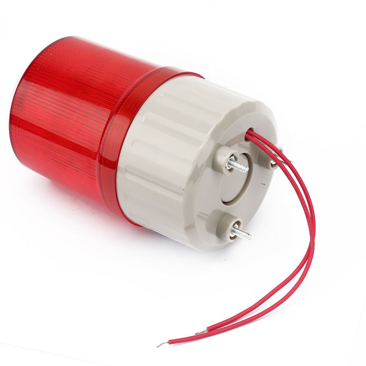 ไฟกระพริบหมุนได้220vac-ไฟเตือนสัญญาณไฟคำเตือนเกี่ยวกับอุตสาหกรรม-led-สีแดงไฟเตือนไฟไฟฉุกเฉิน-led-เส้นผ่านศูนย์กลาง75มม