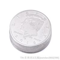 【hot】❃✈ 10pcs Thin Palming (Half Version) Tricks Appearing/Vanishing Coin Accessories Gimmick Props