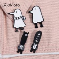 【DT】hot！ Cartoon Comic Goodnight Punpun Enamel Pin Oyasumi Horn Eyes Brooches Lapel Badge Kids