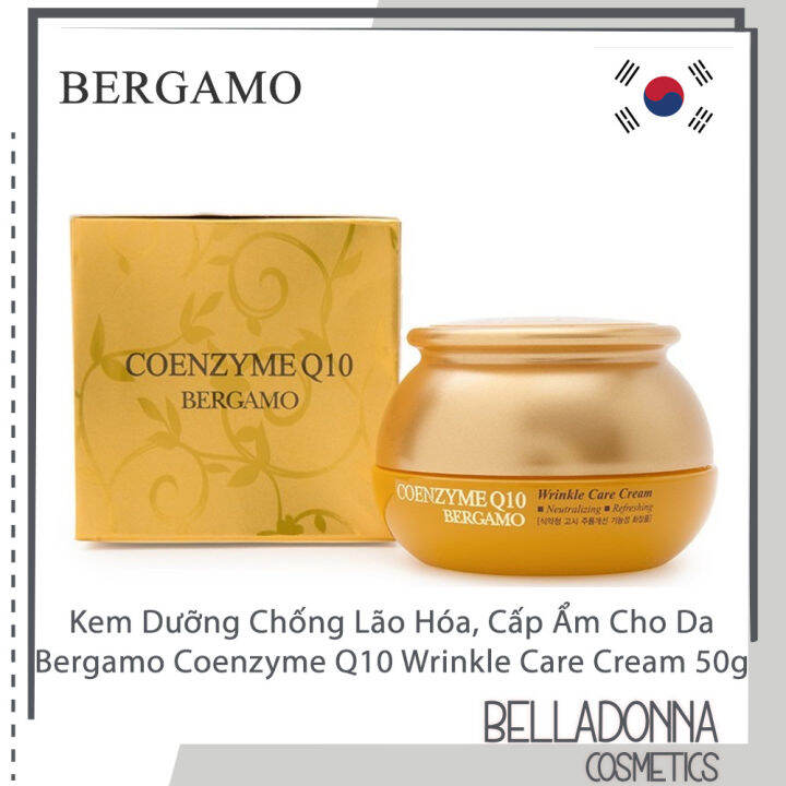 Kem Dưỡng Chống Lão Hóa, Cấp Ẩm Cho Da Bergamo Coenzyme Q10 Wrinkle Care Cream 50g Lazada.vn
