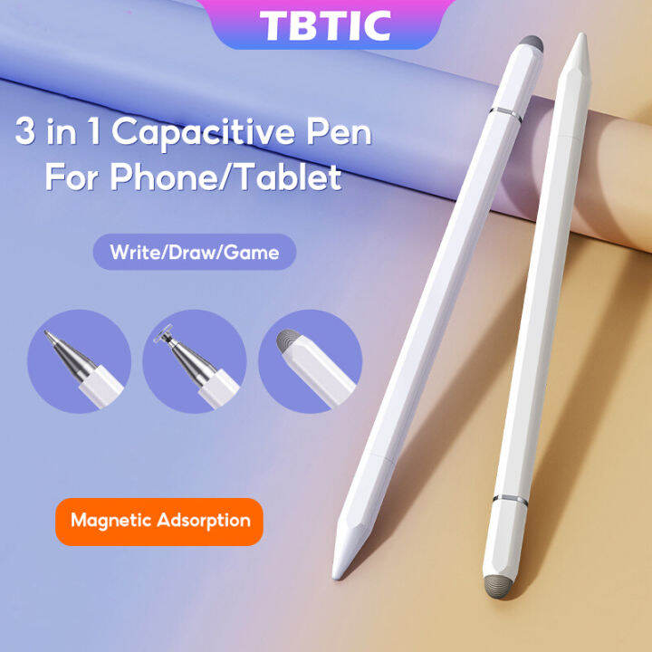 TBTIC Capacitive Stylus Pen For iPad Matepad Phone Android Touch Screen ...