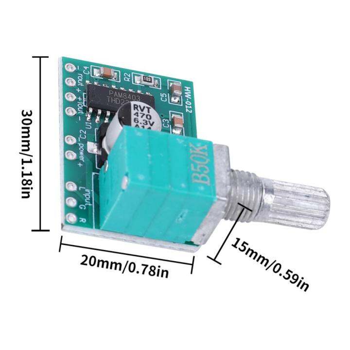 โมดูลเครื่องขยายเสียงเสียงพูด-pam8403-5v-โมดูลเครื่องขยายเสียงเสียงที่มีการควบคุมระดับเสียง-usb-พลังงาน