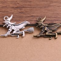 6PCS 30*38mm Vintage Metal Witch Witchcraft Charms DIY Handmade Accessories Classic Charm Jewelry Making DIY accessories and others