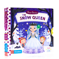 The snow queen childrens Enlightenment bedtime story picture book mechanism operation activity cardboard toy book parent-child reading first stories busy series fairy tales