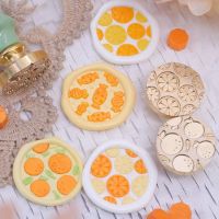 Retro Sealing Wax Stamp Head Copper Brass Cute Fruit Flower For Scrapbooking Sealing DIY Craft Cards Envelopes Invitations Gifts