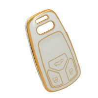 แฟชั่น TPU รถ Remote Key Shell สำหรับ Audi A4 B9 A5 A6 8S 8W Q5 Q7 4M S4 S5 S7 TT TTS TFSI RS Protector Fob Keyless