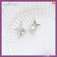 YZeZe】สร้อยข้อมือเครื่องประดับทำมือ DIY จี้ห้อยพระจันทร์ดาวลมเย็นหวานแหววววมากน้ำกระเพื่อมเครื่องประดับสร้อยคอทำจากวัสดุที่มีเสน่ห์