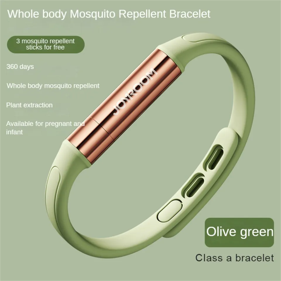 Mosquito Repellent Bracelet for Kids Adults Natural Anti - Rose Red -  3M78611618
