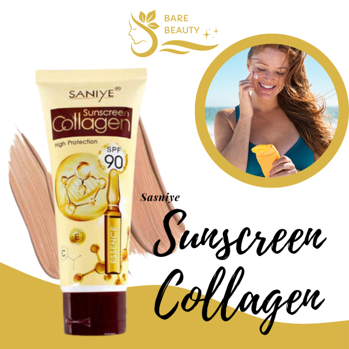 SANIYE Sunscreen SPF50+ PA+++ Sunblock Face Cream Whitening&High Sun ...