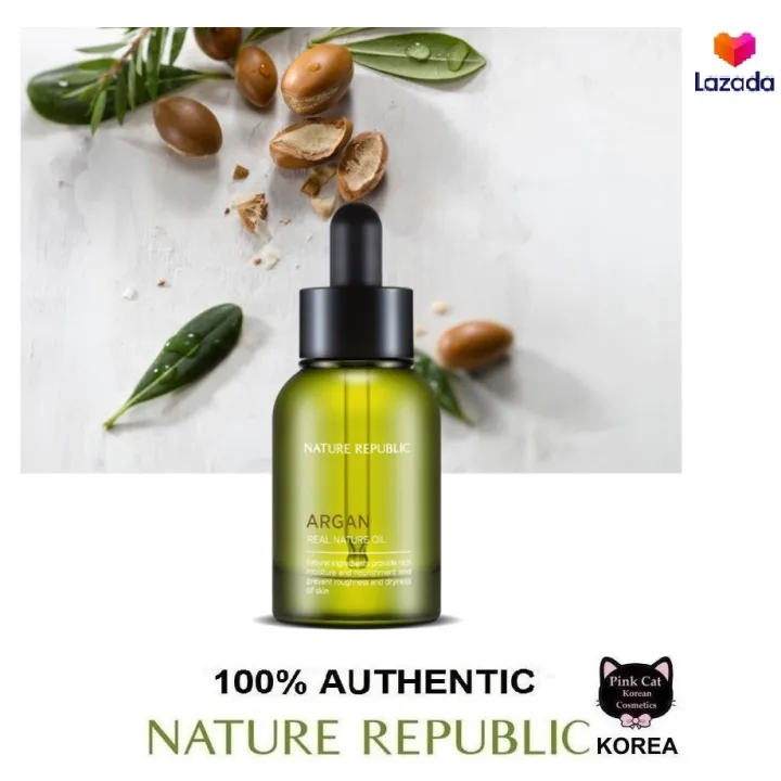 Korean Cosmetics NATURE REPUBLIC Real Nature Argan Oil (30ml) Lazada PH