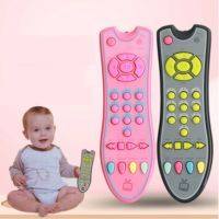 Baby TV Remote Control Kids Musical Early Educational Toys Simulation Remote Control Children Learning Toy with Light Sound Gift