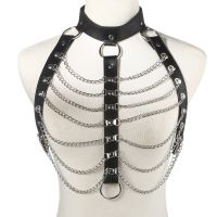 เซ็กซี่ Body Harness Chain ผู้หญิง Punk Goth Party Bodychain แฟชั่นเทศกาลชุดเครื่องประดับ Cosplay Accessories