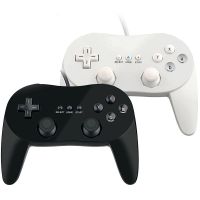 0 "": Classic Wired Game Controller สำหรับ Wii Remote Game Gamepad Pro Joypad Joystick เข้ากันได้ Nintendo Wiiwii U