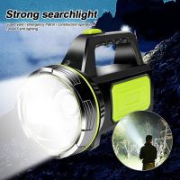 Touch Light High Power 500m Powerful Led Flashlight Portable Searchlight Rechargeable Spotlight Torch Lamp Camping Outdoor Lighting