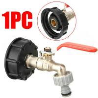 [HOT BEIJMKLHIW 547] IBC Tank Tap Adapter ด้ายหยาบ Garden Quick Connect Faucet Alloy Replacement Valve Fitting Connect Accessories Watering Kit