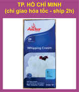 ANCHOR hộp 1L WHIPPING KEM SỮA TƯƠI ĐÁNH TIỆT TRÙNG Whipping Cream HALAL