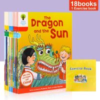 18หนังสือ Oxford Reading Tree Books Set China Stories Level Reader หนังสือภาพภาษาอังกฤษ Story Books For Kids Bed Time Story Reading Books English Learning Book Educational Learning Materials For Child Children Books For 3-6 Years Old Smart