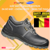 SAFEMALL - Giày Bảo Hộ Lao Động Nam Safety Jogger Bestrun S3 Da Bò Thật