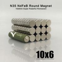 20/50/100/200PCS 10x6 mm Powerful Neodymium Magnet 10mmx6mm Search Diameter Disc Magnet 10x6mm Round Magnets 10x6 mm